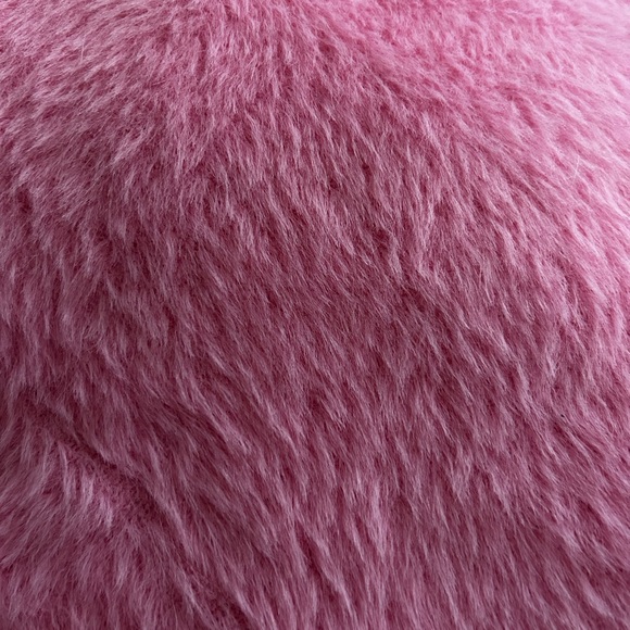 NWT Alexander Wang Cropped Fuzzy Faux Fur Cardigan Jacket w/ Quilted Lining M - Picture 17 of 17